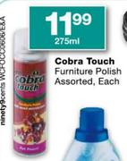 Cobra Touch Furniture Polish Asorted-275ml Each