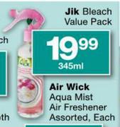 Air Wick Aqua Mist Air Freshener Assorted-345ml Each