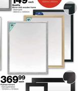 Framed Mirrors-1310mm x 1010mm Each
