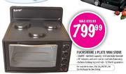 Fuschsware 3 Plate Mini Stove