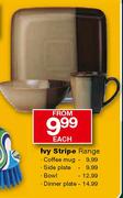 lvy Stripe Range Dinner Plate-each