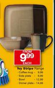 lvy Stripe Range Side Plate-each