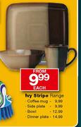 lvy Stripe Range Coffee Mug-each