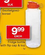Fridge Bottle with Flip Cap & Top-1 Ltr