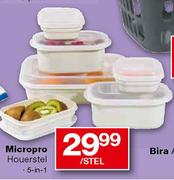 Micropro Houerstel-5-in-1 per stel