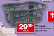 Prochef Slotted Hipster Laundry Bin-each