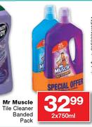 Mr Muscle Tile Cleaner Banded Pack-2x750ml