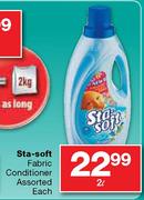 Sta-Soft Fabric Conditioner Assorted-2l Each