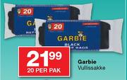 Garbie Vullissakke-20's Per Pack