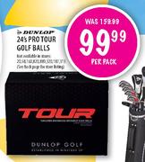 Dunlop Pro Tour Golf Balls-24's Per Pack