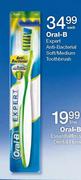 Oral-B Expert Anti-Bacterial Soft/Medium Toothbrush