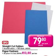 Aro Straight Cut Folders-Per Pack