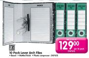10 Pack Lever Arch Files