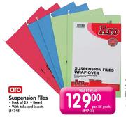 Aro Suspension Files-Per 25 Pack
