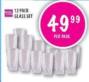 Simple Choice 12 Pack Glass Set-per pack
