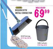Addis Broom with Metal Connector