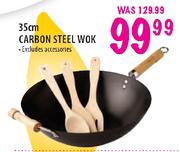 35cm Carbon Steel Wok