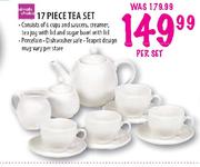 Simple Choice 17 Piece Tea Set-per set
