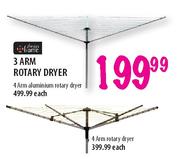 4 Arm Aluminium Rotary Dryer