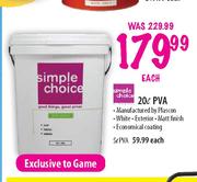 Simple Choice PVA-20Ltr Each