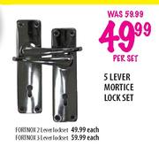 2 Lever Mortice Lock Set-Per Set