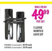 3 Lever Mortice Lock Set-Per Set