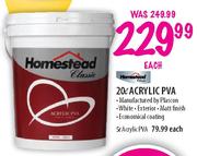 Homestead Acrylic PVA-5Ltr Each