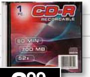 Quality CD-R -80Min/700mb