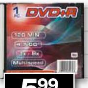 Quality DVD+R/-R-120Min/4.7GB