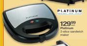Platinum Sandwich Maker-2 Slice Each
