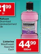 Listerine Mouthwash - 500ml Each