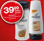 Pantene Shampoo/Conditioner - 400ml Each