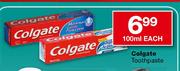 Colgate Toothpaste - 100ml Each