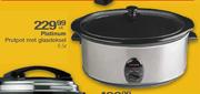 Platinum Prutpot Met Glasdeksel-6.5Ltr Elk