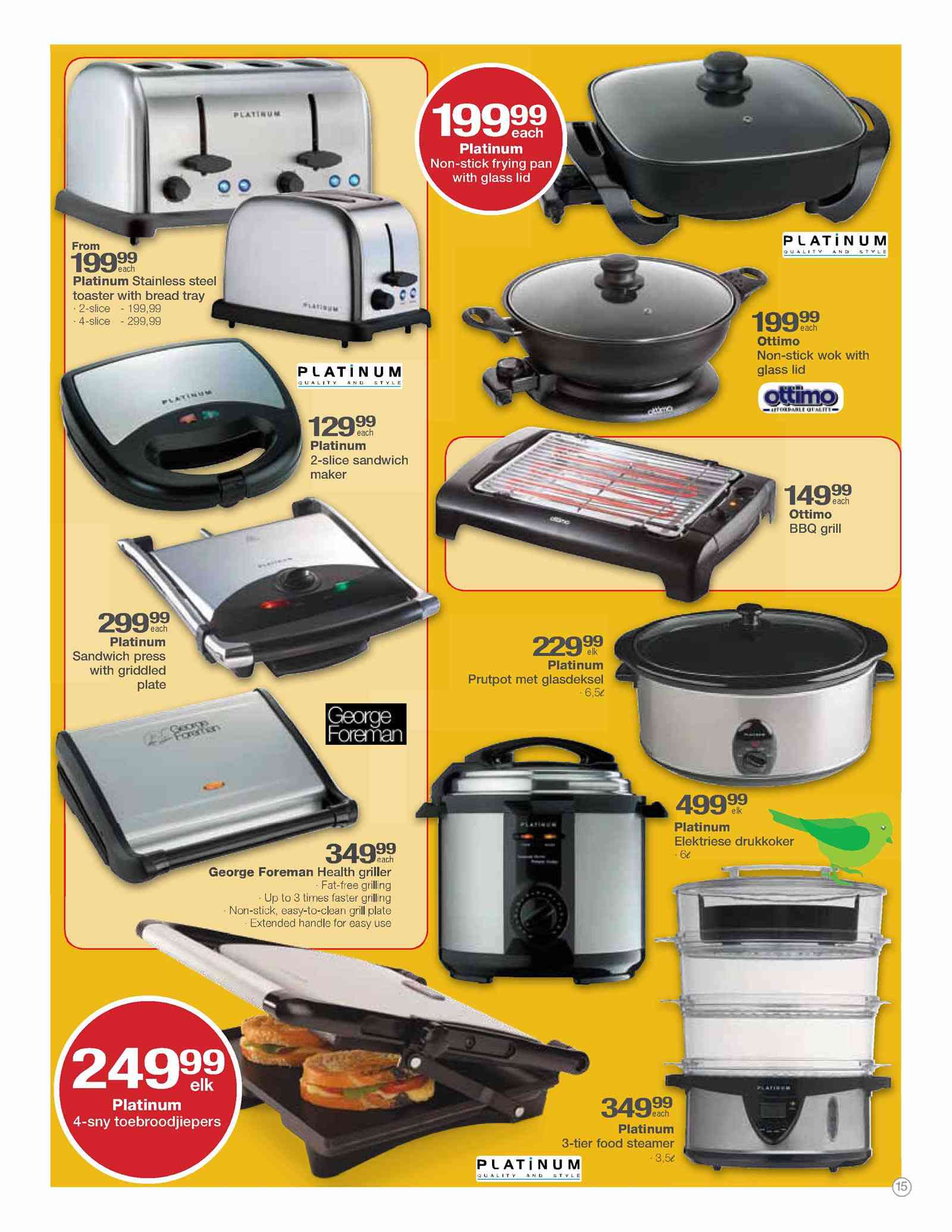 Special Platinum Stainless Steel Toaster With Bread Tray 2 Slice Each 
