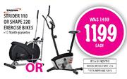 Trojan Strider 110 Or Shape 220 Exercise Bikes-Each