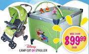 Disney Camp Cot Or Stroller-Each