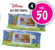 Disney Wet Wipes-4x60's