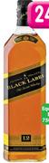 Johnnie Walker Black Label Scotch Whisky -1Ltr