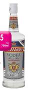 Romanoff Vodka - 12 x 750ml