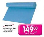 Trojan Yoga Mat-6mm Each