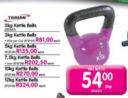 Trojan Kettle Bells-10Kg Each