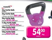 Trojan Kettle Bells-2Kg Each