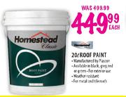 Homestead Roof Paint-20Ltr Each