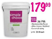Simple Choice PVA-5Ltr Each