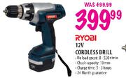 Ryobi 12V Cordless Drill