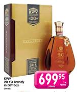 KWV 20 Yo Brandy In Gift Box-1x750ml