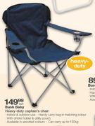 Bush Baby Heavy-Duty Captain's Chair-Each