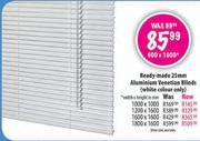 Ready-Made 25mm Aluminium Venetian Blinds-1800x1600mm