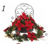 Poinsettia Deluxe Garland Each